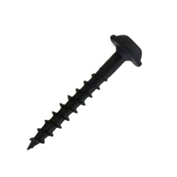 Csh Wood Screw, #8, 1-1/4 in, Black Stainless Steel Flange Round Head Square Drive, 6000 PK 0.RWSC08114B17 - main